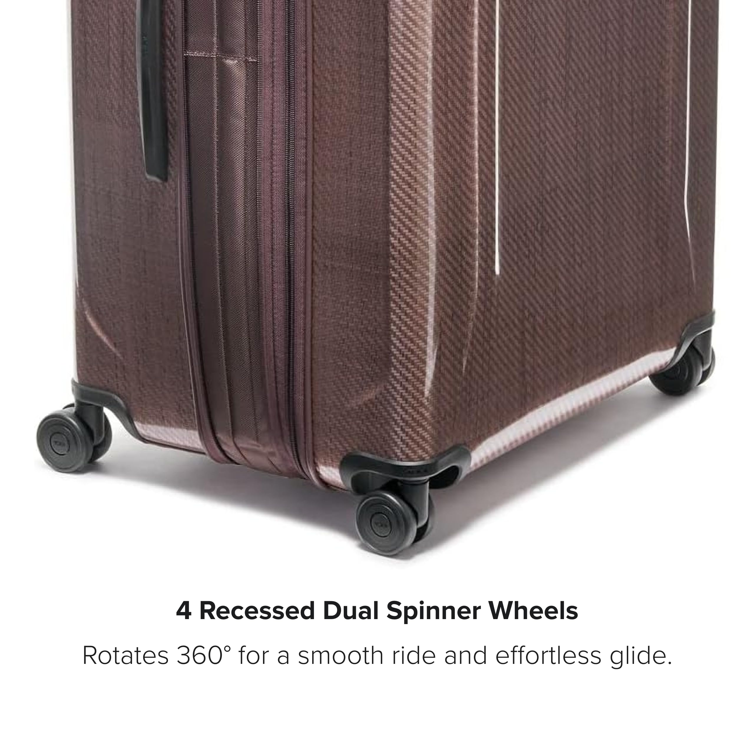 TUMI - Tegra-Lite Extended Trip Expandable 4 Wheeled Packing Suitcase - Roller Suitcase for Domestic & International Travel - Blush