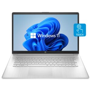 hp newest 17t laptop, 17.3'' hd+ touchscreen, intel core i7-1165g7 processor, 32gb ddr4 ram, 1tb pcie ssd, backlit keyboard, hdmi, windows 11 home, silver