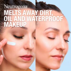 Neutrogena Makeup Melting Cleansing Balm, Face Cleansing Balm to Gently Melt Away Dirt, Oil, Makeup & Waterproof Mascara Leaving Skin Soft & Conditioned, Fragrance- & Paraben-Free, 2.6 oz