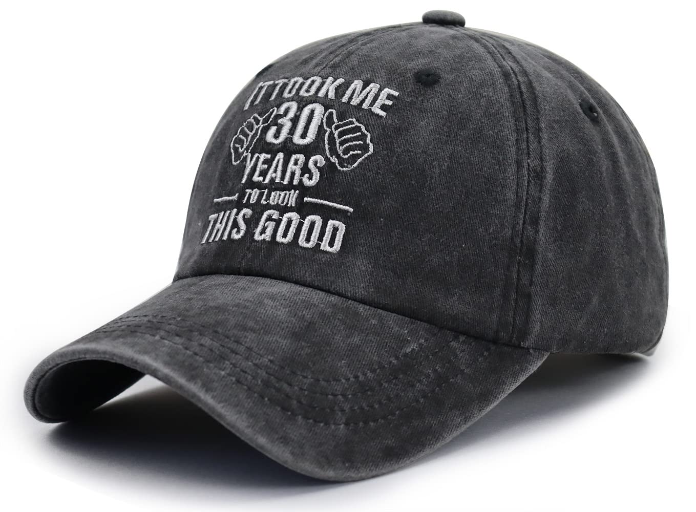 Gsspvii 30th Birthday Gifts for Women Men, 1994 Happy 30 Years Anniversary Decorations Hats, Funny 30 Birthday Party Supplies Adjustable Cotton Embroidered Baseball Cap for Dad Mom Friends Coworkers