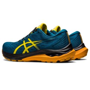 ASICS Men's GT-2000 11 Trail Running Shoes, 9.5, NATURE BATHING/GOLDEN YELLOW