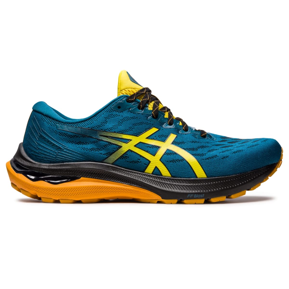 ASICS Men's GT-2000 11 Trail Running Shoes, 9.5, NATURE BATHING/GOLDEN YELLOW