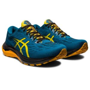 ASICS Men's GT-2000 11 Trail Running Shoes, 9.5, NATURE BATHING/GOLDEN YELLOW