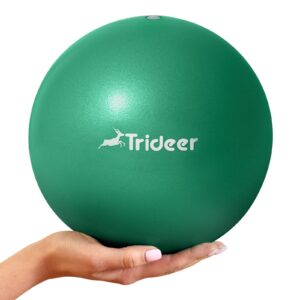 trideer exercise balls physical therapy, 9 inch pilates ball between knees for physical therapy, mini exercise ball - yoga ball, small workout balls for core strength and back support