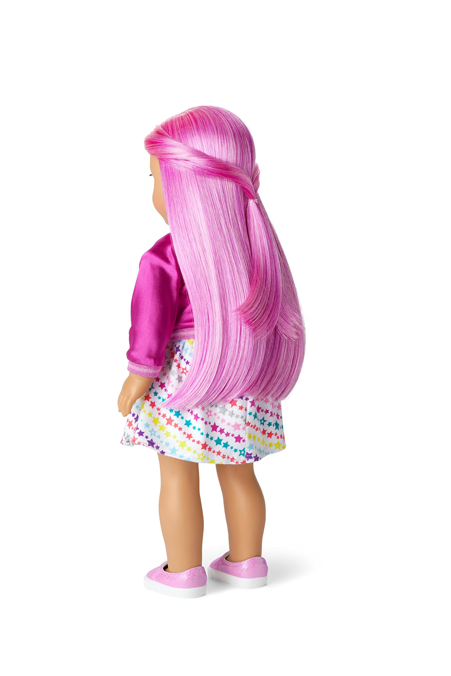 American Girl Truly Me 18-inch Doll #87 with Blue Eyes, Magenta Hair, and Lt-to-Med Skin with Warm Undertones, For Ages 6+