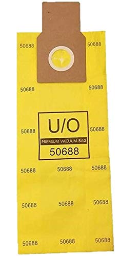 12 Type U 50688 Bags. Compatible with Kenmore Elite, Intuition, Progressive Upright Vacuum Cleaners. Replaces Part #'s 50105 5068 53294 50690 Style O