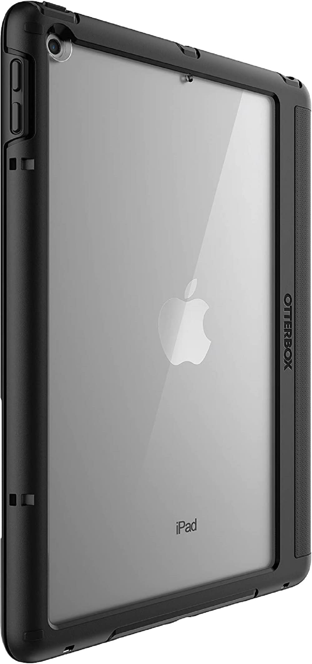 OtterBox Symmetry Series Folio Case for iPad (5th and 6th Generation) - Non-Retail Packaging - Starry Night (Clear/Black/Dark Grey Microsuede)