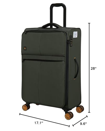 it luggage Lykke 28" Softside Checked 8 Wheel Spinner, Rifle Green