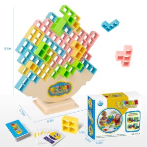 YISOOPEI 32pcs Stacking Toys Balance Building Blocks, Blocks for Kids Ages 4-8, 2 Player Games for Family Games for Kids and Adults,Travel Games Adult,Party Games.