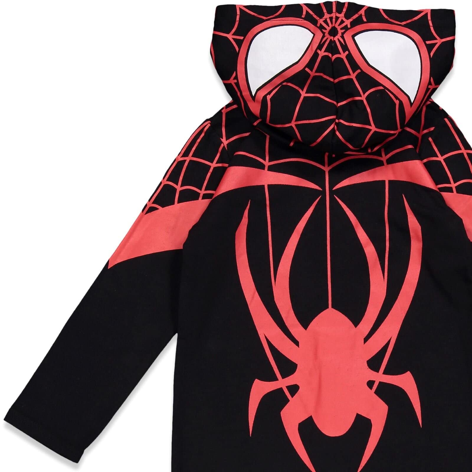 Marvel Spider-Verse Miles Morales Little Boys Zip Up Cosplay Coverall 7-8