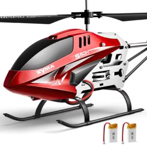 syma remote control helicopter, s50h rc helicopter with 16 mins flight time, altitude hold and one-key take off/landing rc plane, gyro stabilizer, 3.5 channel, gift helicopter toys for kids adults