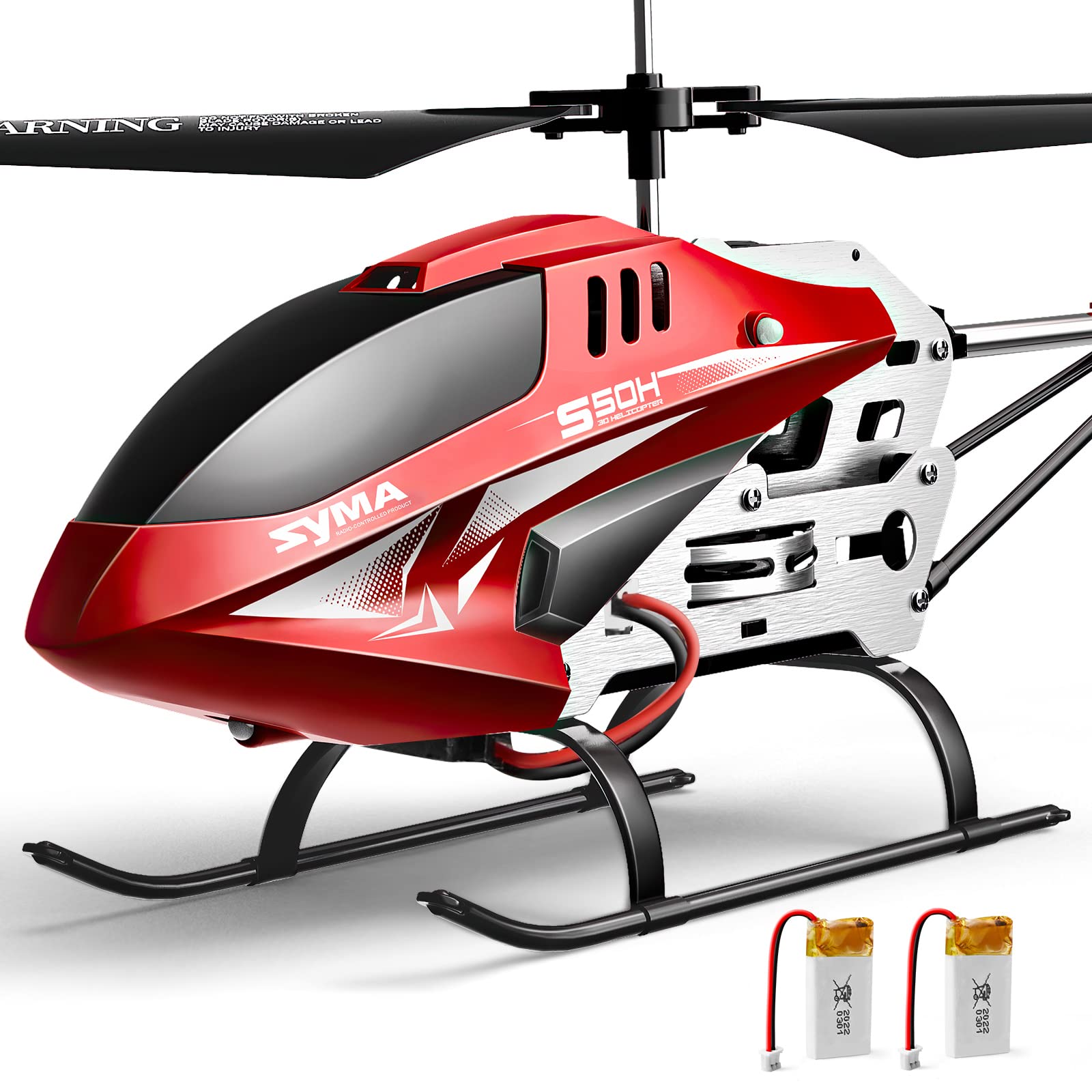 SYMA Remote Control Helicopter, S50H RC Helicopter with 16 Mins Flight Time, Altitude Hold and One-Key Take Off/Landing RC Plane, Gyro Stabilizer, 3.5 Channel, Gift Helicopter Toys for Kids Adults