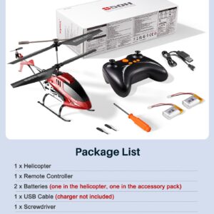 SYMA Remote Control Helicopter, S50H RC Helicopter with 16 Mins Flight Time, Altitude Hold and One-Key Take Off/Landing RC Plane, Gyro Stabilizer, 3.5 Channel, Gift Helicopter Toys for Kids Adults