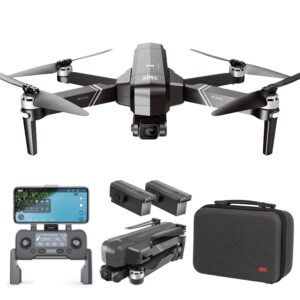 sjrc f11s 4k pro drone 4k professional with hd camera 1.2km gps 5g wifi eis 2 axis gimbal f11 rc foldable brushless quadcopter (f11 two batteries)