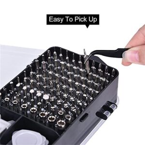 115 in 1 Screwdriver Set, magnetic DIY Precision Tool kit for Glasses PC Laptop Mobile Cell Phone Digital Watch (Taihom 115 in 1 Black)