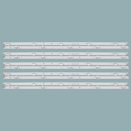 (10pcs) LED Backlight Strips for Sharp Hisense JL.D580A1330-365AS-M_V02 LC-58Q620U LC-58Q7330U LC-58Q7370U 58R6E 58H6550E H58A6100 H58AE6000 H58AE6100 H58AE6100UK HD580S1U02 HD580S1U91 HZ58A55