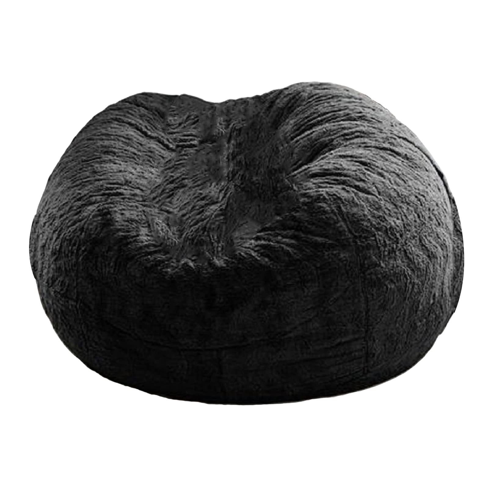 Galand Bean Bag Cover Dust-Proof Useful Indoor Oversized Bean Bag Chair Cover Black, X-Large