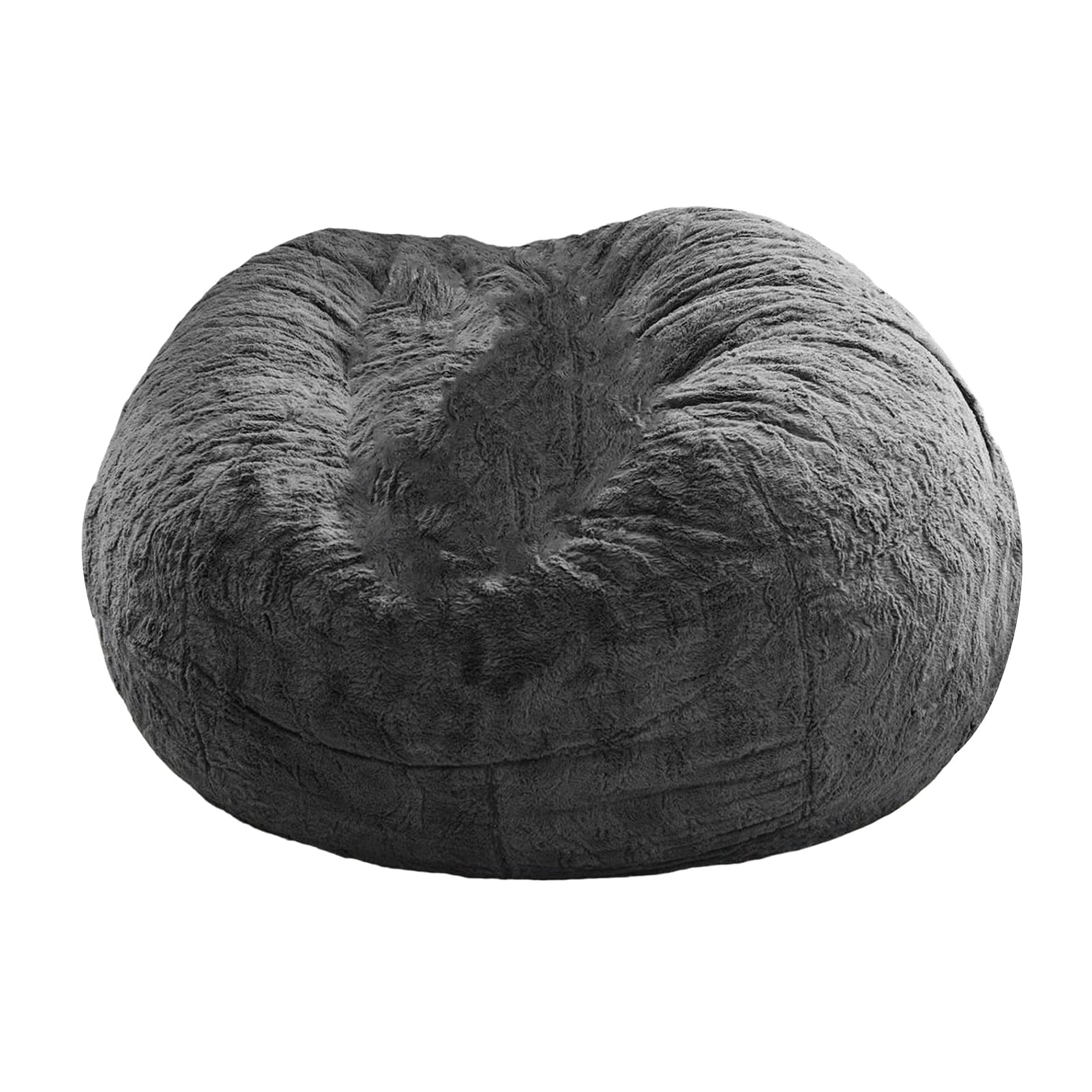 Sofa Bean Bag Useful Dust-Proof Extra Large Bean Bag Chair Cover Grey