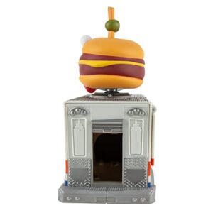 FORTNITE FNT1059 Durrr Burger Food Truck TRUCK-9-Inch Feature Vehicle with 2.5-Inch Articulated Beef Boss Figure