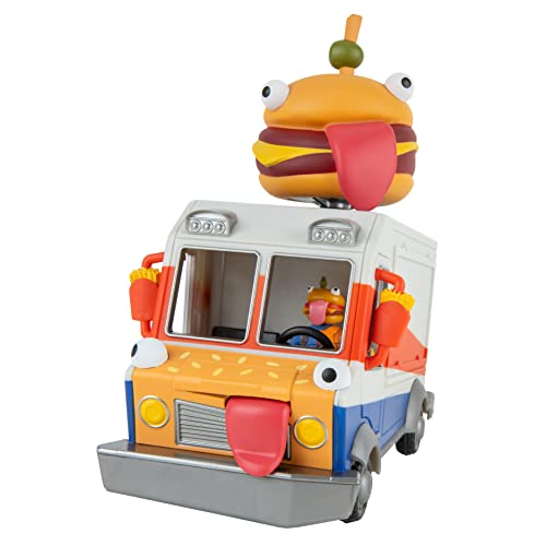 FORTNITE FNT1059 Durrr Burger Food Truck TRUCK-9-Inch Feature Vehicle with 2.5-Inch Articulated Beef Boss Figure