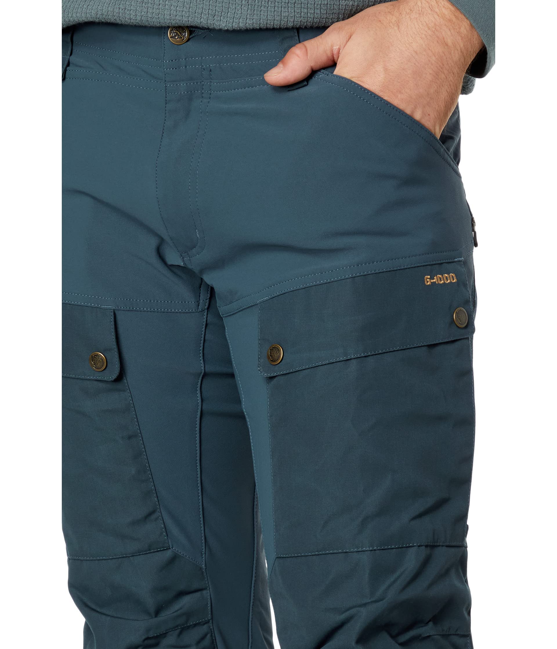 Fjallraven F85656570-57052 Keb Trousers M Long Mountain Blue-Mountain Blue 52