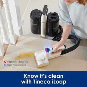 Tineco CARPET ONE Spot Essentials Smart Cordless Carpet and Upholstery Spot Cleaner, Portable, Lightweight, Quiet Operation, LED Screen