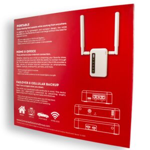 CSG m106 LTE Gateway Router, Verizon 4G LTE Compatible Router, Built-in Failover and Hours of Backup Battery Power