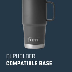 YETI Rambler 20 oz Travel Mug, Stainless Steel, Vacuum Insulated with Stronghold Lid, Charcoal