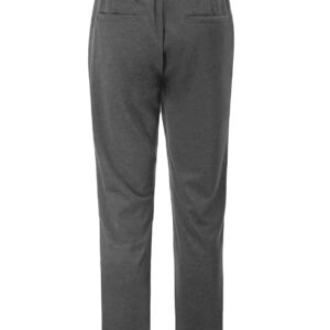 PJ PAUL JONES Men's Work Pants Elastic Waistband Casual Slim Fit Pleated Front Business Drawstring Tapered Pants Gray