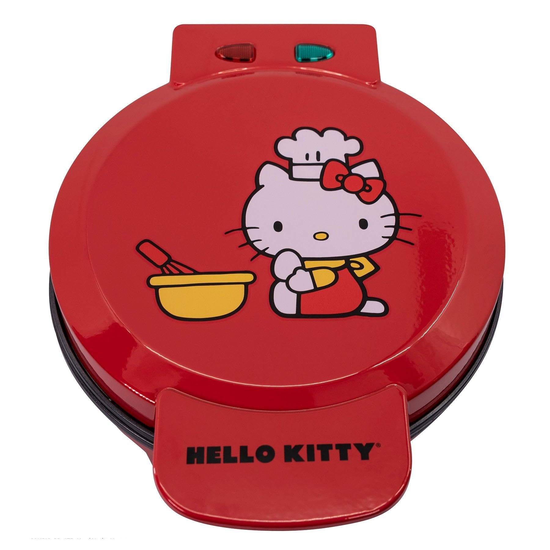 Uncanny Brands Hello Kitty Red Waffle Maker - Make Hello Kitty Waffles - Kitchen Appliance