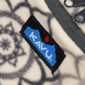 KAVU Polar Spectator Belt Bag Fleece Hip Fanny Pack-Doily Wonder