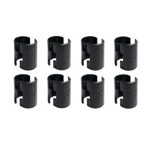 wire shelf clips shelving sleeves - 16 pack shelf lock clips for 1" post- shelving sleeves replacements for wire shelving system