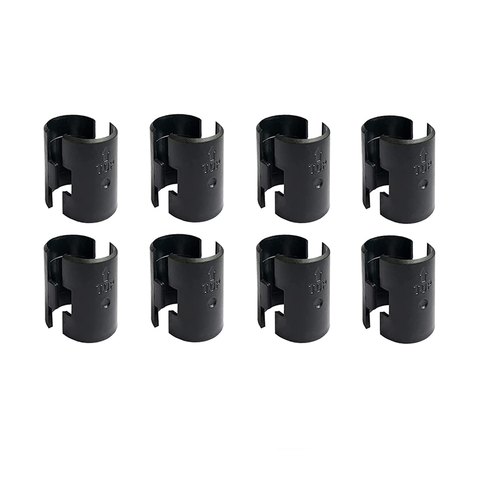 Wire Shelf Clips Shelving Sleeves - 16 Pack Shelf Lock Clips for 1" Post- Shelving Sleeves Replacements for Wire Shelving System