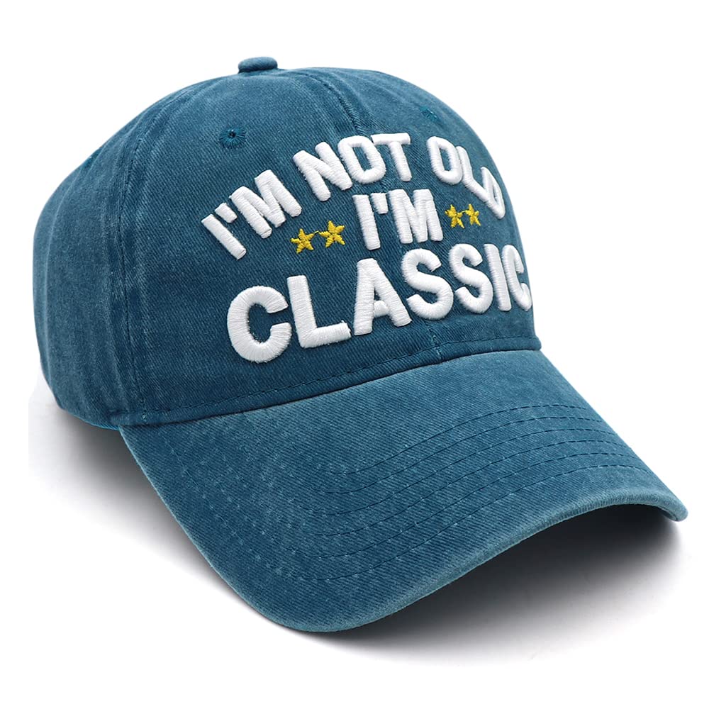 Funny Retirement or Birthday Gifts Hats for Men Women,I'm Not Old Classic Baseball Cap Gag Gifts for Dad Grandpa Old Man Senior Citizen