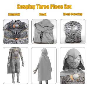 Maturead Kids Costume 2024 Halloween Party Cosplay Outfits Jumpsuit Hooded Cloak for Boys