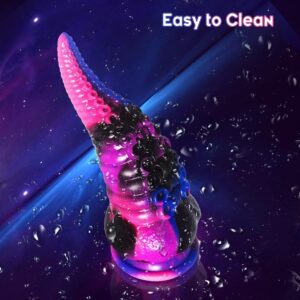 Tentacle Realistic Dildo for Women: 8.7" Big Anal Dildo with Strong Suction Cup, Huge Monster Liquid Silicone Anal Plug Prostate Massager for Hands-Free Play Adult Sex Toys for Women