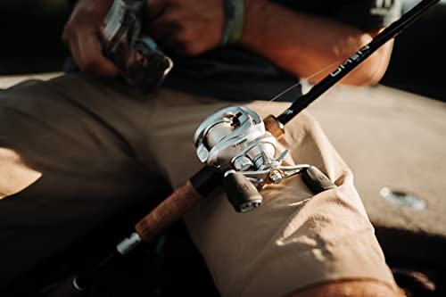 13 FISHING - Modus C2 Baitcast Reel - 6.6:1 Gear Ratio - Left Hand Retrieve (Fresh) - MODC2-6.6-LH,Silver