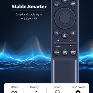 New 2021 Models BN59-01357F Voice Replacement Remote Control for Samsung QLED Smart TVs Compatible with Neo QLED, The Frame and Crystal UHD Series (BN59-01357F)