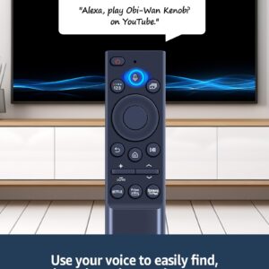 New 2021 Models BN59-01357F Voice Replacement Remote Control for Samsung QLED Smart TVs Compatible with Neo QLED, The Frame and Crystal UHD Series (BN59-01357F)