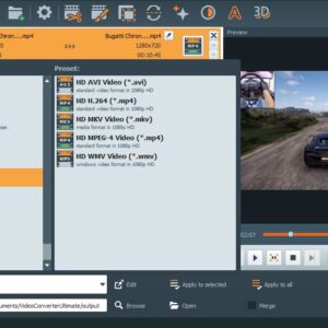 Video Converter Software compatible with Windows 11, 10, 8 and 7 – Easily convert video and audio files even in HD, 4K and 3D – Edit and improve your videos