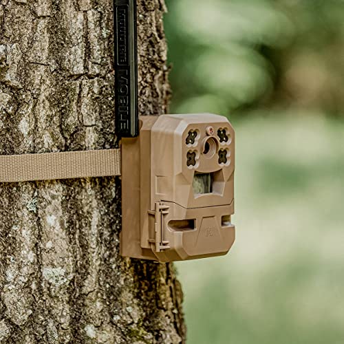 Moultrie Edge Cellular Trail Camera -Auto Connect - Nationwide Coverage - 720p Video with Audio - Built in Memory - Cloud Storage - 80 ft Low Glow IR LED Flash