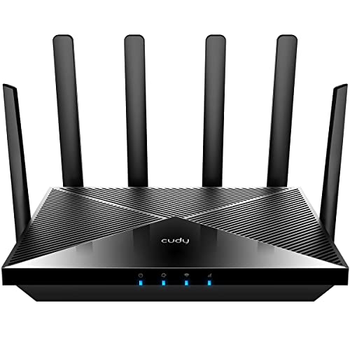 Cudy New 5G NR SA NSA AX3000 WiFi 6 CPE Router, AX3000 Dual SIM 5G Cellular Router, Qualcomm IPQ5018, SDX62, 4 x 4 MIMO, Detachable Antennas, Band Lock, VPN, Zerotier, Cloudflare, P5