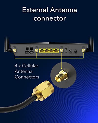 Cudy New 5G NR SA NSA AX3000 WiFi 6 CPE Router, AX3000 Dual SIM 5G Cellular Router, Qualcomm IPQ5018, SDX62, 4 x 4 MIMO, Detachable Antennas, Band Lock, VPN, Zerotier, Cloudflare, P5