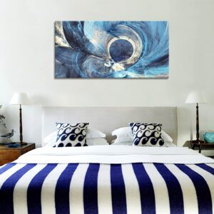 YYYYHPP YP1275 Abstract Wall Art Modern Minimalist Abstract Canvas Painting Blue Canvas Wall Art Print Painting for Wall Decor Home Decor