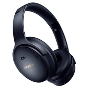 Bose QuietComfort 45 Wireless Bluetooth Noise Cancelling Headphones, Over-Ear Headphones with Microphone, Personalized Noise Cancellation and Sound, Midnight Blue, Limited Edition