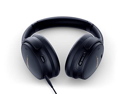 Bose QuietComfort 45 Wireless Bluetooth Noise Cancelling Headphones, Over-Ear Headphones with Microphone, Personalized Noise Cancellation and Sound, Midnight Blue, Limited Edition