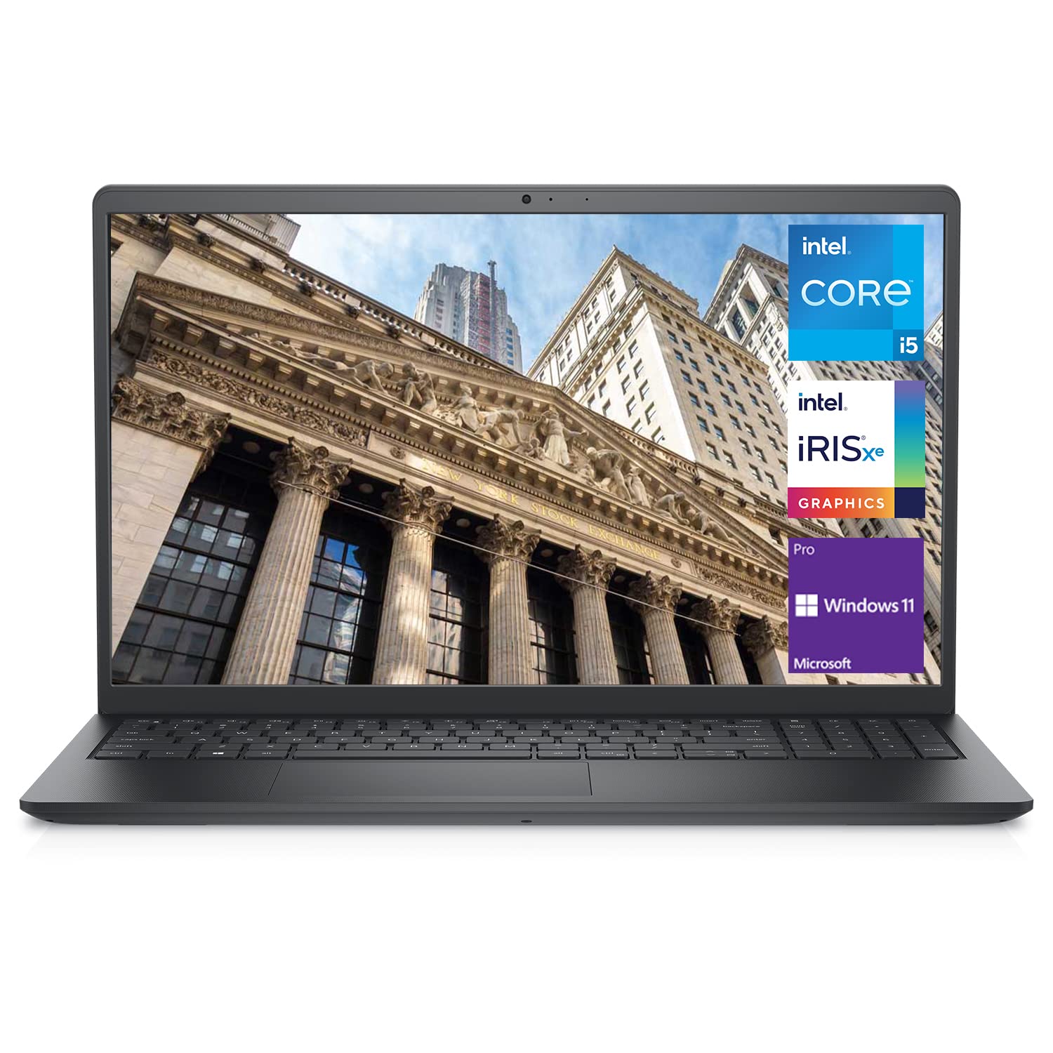 Dell Newest Vostro 3520 Business Laptop, 15.6" HD Display, Intel Core i5-1135G7 Processor, 16GB DDR4 RAM, 256GB PCIe SSD, Webcam, HDMI, Wi-Fi, Windows 11 Pro, Black