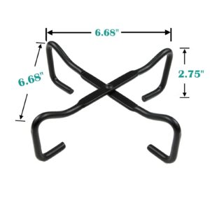 AGOEIN 9.44" Cast Iron Black Finish Folding Dutch Oven Lid Stand for Campfire Cooking