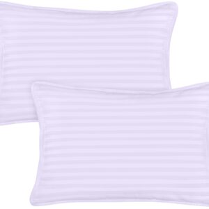 Utopia Bedding Toddler Pillow (Lavender, 2 Pack), 13x18 Pillows for Sleeping, Soft and Breathable Cotton Blend Shell, Small Kids Pillow Perfect for Toddler Bed and Travel (Intended for age 2 and up)