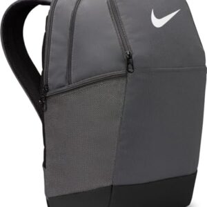 NIKE Unisex - Adult Brasilia 9.5 Backpack, Iron Grey/Black/White, One Size